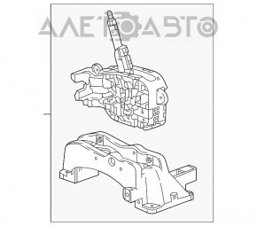 Шифтер КПП Chevrolet Malibu 19-22 CVT