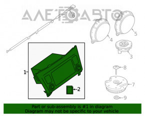 Magnetofon radio Nissan Rogue 17 - zgârieturi