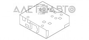 Blocul amplificatorului radio Audi A6 C7 12-18 bose, bang & olufsen