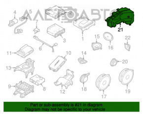 Difuzor ușă față stânga Audi A6 C7 12-18 Bose