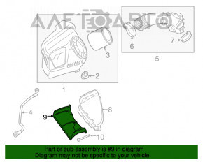 Grila de aer Audi A6 C7 12-18 nouă OEM originală