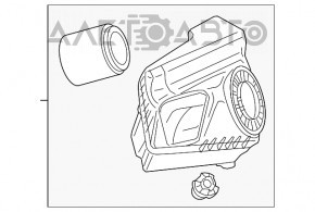 Carcasa filtru aer Audi A6 C7 16-18 rest 2.0 nou original OEM