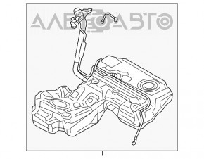 Rezervor de combustibil Audi A6 C7 12-18