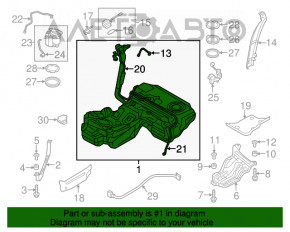 Rezervor de combustibil Audi A6 C7 12-18