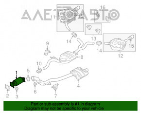 Convertor catalitic Audi A6 C7 12-18