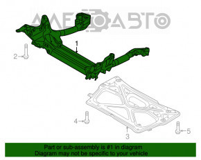 Подрамник передний Audi A6 C7 12-18