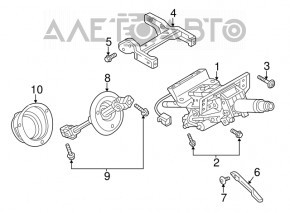 Рулевая колонка Audi A6 C7 12-18