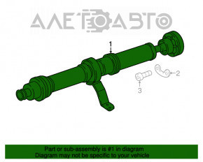 Arborele cardanic pentru Audi A6 C7 12-18