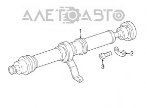 Карданный вал кардан Audi A6 C7 12-18