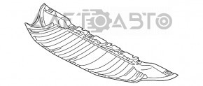 Protecție pentru bara de protecție față Audi A6 C7 12-15 pre-restilizare s-line, zgârieturi