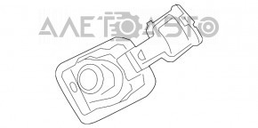 Capacul rezervorului de combustibil cu carcasă Audi A6 C7 12-18