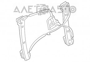 Mecanismul geamului electric din față, dreapta, Audi A6 C7 12-18