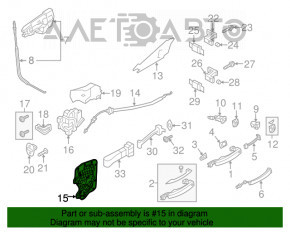 Панель двери внутренняя передняя левая Audi A6 C7 12-18