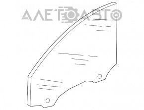 Geamul ușii față stânga Audi A6 C7 12-18