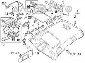 Capota stângă Audi A6 C7 17-18 neagră