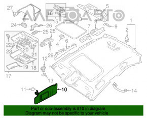 Capota dreapta Audi A6 C7 17-18, neagra