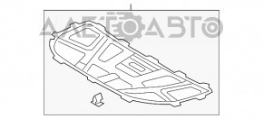 Izolarea capotei Audi A6 C7 12-18 nou, neoriginal