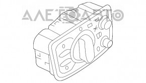 Controlul farurilor Audi A6 C7 12-18 fără proiecție