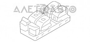 Controlul geamului electric din față stânga pentru Audi A6 C7 12-18