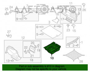 Spumă de polistiren pentru Audi A6 C7 12-18