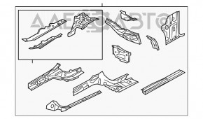 Partea din față stânga Audi A6 C7 12-18