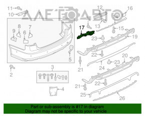 Montaj toba toba dreapta Audi A6 C7 16-18 rest nou original OEM