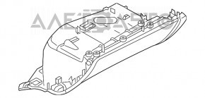 Перчаточный ящик, бардачок Audi A6 C7 16-18 рест черный