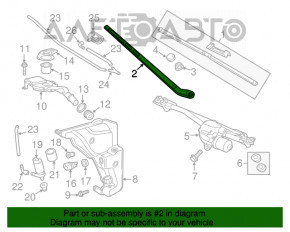 Leash spătar dreapta Audi A6 C7 12-18