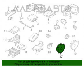 Динамик дверной передний правый Audi A6 C7 12-18 OEM