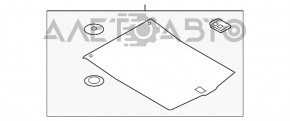 Capacitatea portbagajului Audi A6 C7 12-15 pre-restilizare