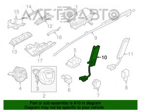 Airbagul pentru scaunul din față stânga Audi A6 C7 12-18