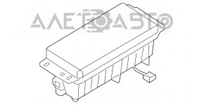 Airbagul de pasager din bordul Audi A6 C7 12-18