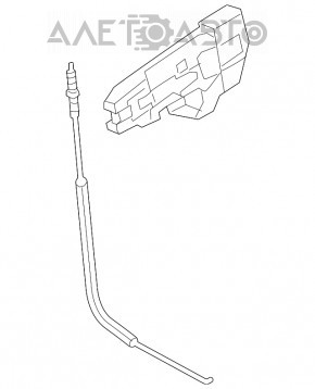 Mecanism mâner portiere spate dreapta Audi A6 C7 12-18 nou original OEM