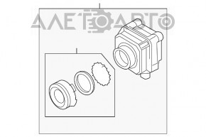 Camera frontală Audi A6 C7 12-15 pre-restyling