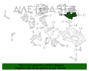 Подушка АКПП Audi A6 C7 16-18 2.0T, 3.0T AWD новый OEM оригинал