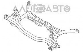 Подрамник задний VW Jetta 19-