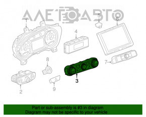 Controlul climatizării GMC Terrain 18 - manual