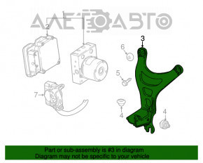 Кронштейн ABS АБС Chevrolet Malibu 16-