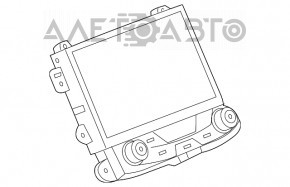 Monitor, display, navigație GMC Terrain 18-19