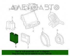 Radio Receiver GMC Terrain 18-19