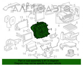 Arzătorul asamblat Chevrolet Malibu 19-