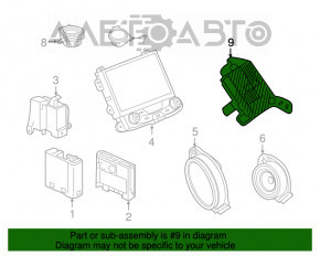 Amplificator GMC Terrain 18- Bose