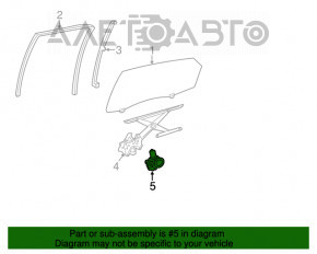 Мотор стеклоподъемника задний правый Toyota Avalon 13-18