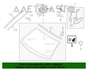 Senzor de ploaie Audi A6 C7 12-18