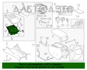 Бокс карман центральной консоли Toyota Avalon 13-18