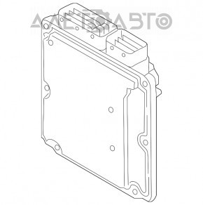 Блок ECU компьютер двигателя Porsche Cayenne 958 11-12 S Hybrid