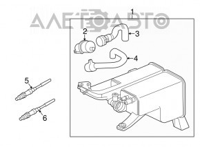 Sonda lambda dreapta pentru Porsche Cayenne 958 11-17 Hybrid.