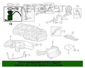 Pompă de combustibil, pompă de benzină Jeep Cherokee KL 19-21 3.2 AWD