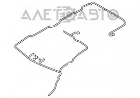 Injectorul de spălare a parbrizului stânga Audi A6 C7 12-18 nou OEM original