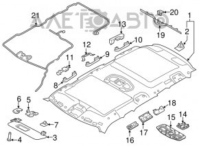 Injectoarele de spălare a parbrizului stânga Audi A6 C7 12-18 nou OEM original